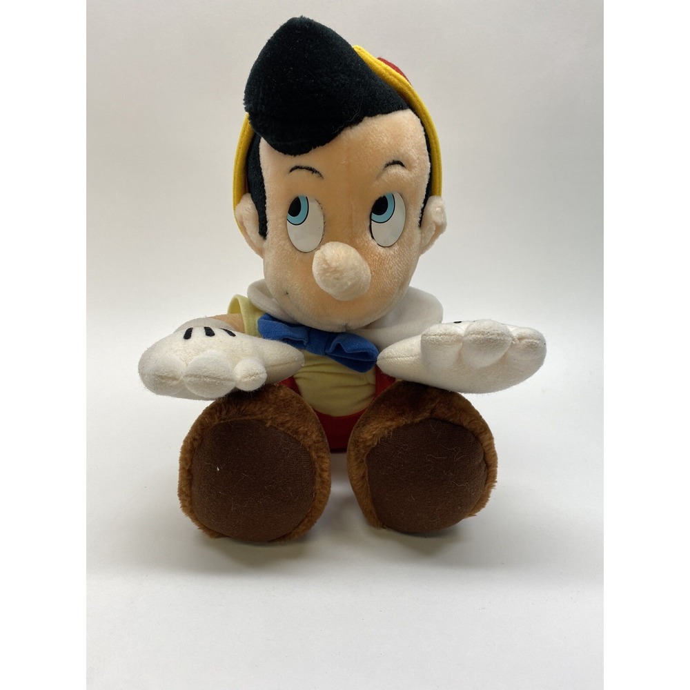 Vintage 10" Disneyland Walt Disney World Pinocchio Plush Stuffed Doll Toy EUC